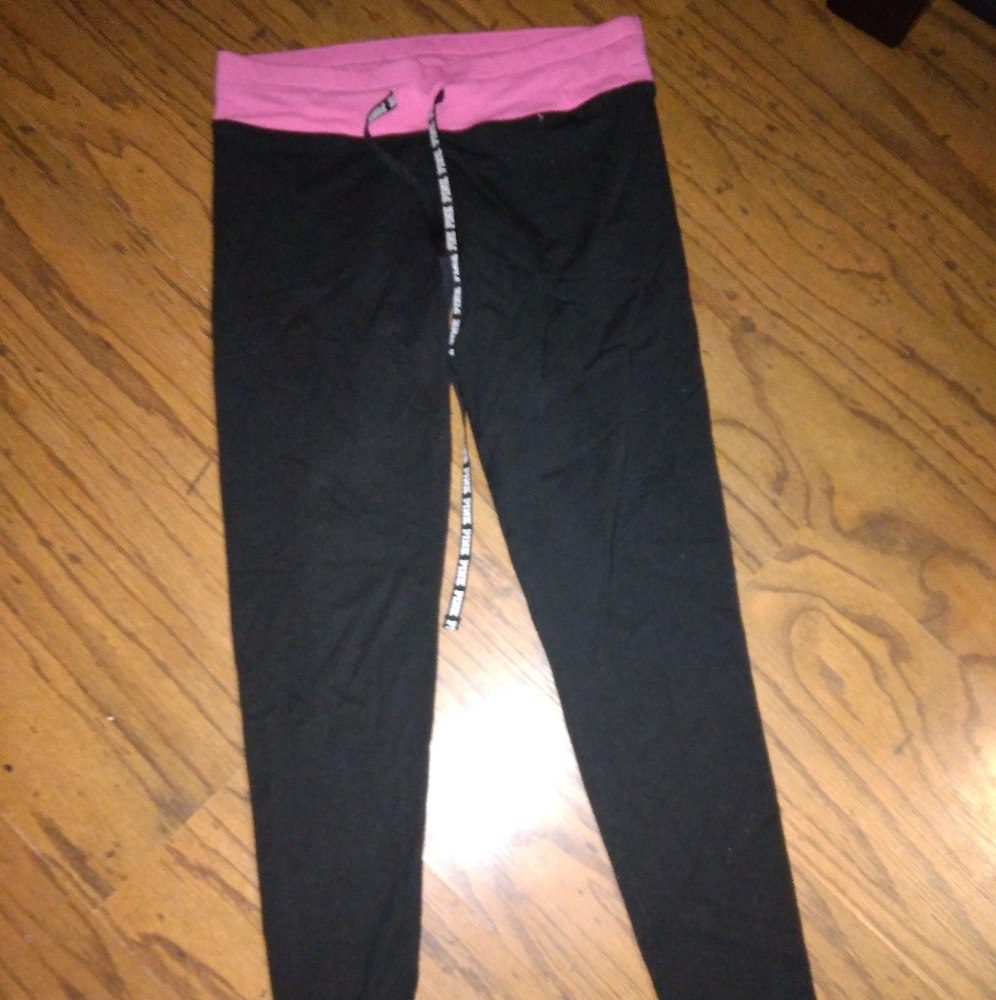 Victoria secrets pink leggings joggers xs